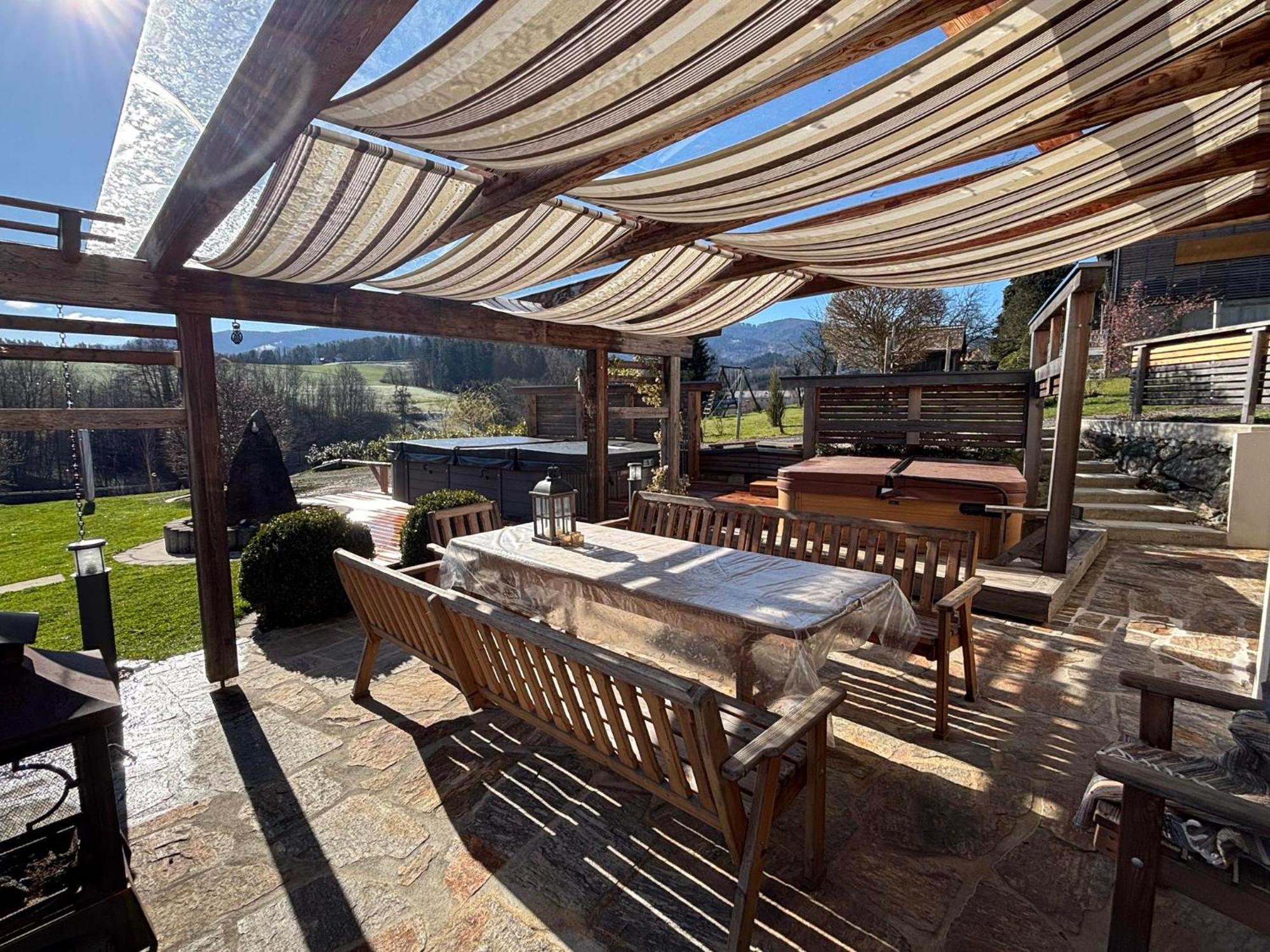 Das "Ferienhaus Eibiswald" Landhaus Refugium Im Schilcherland - Sauna Und Spa Kültér fotó