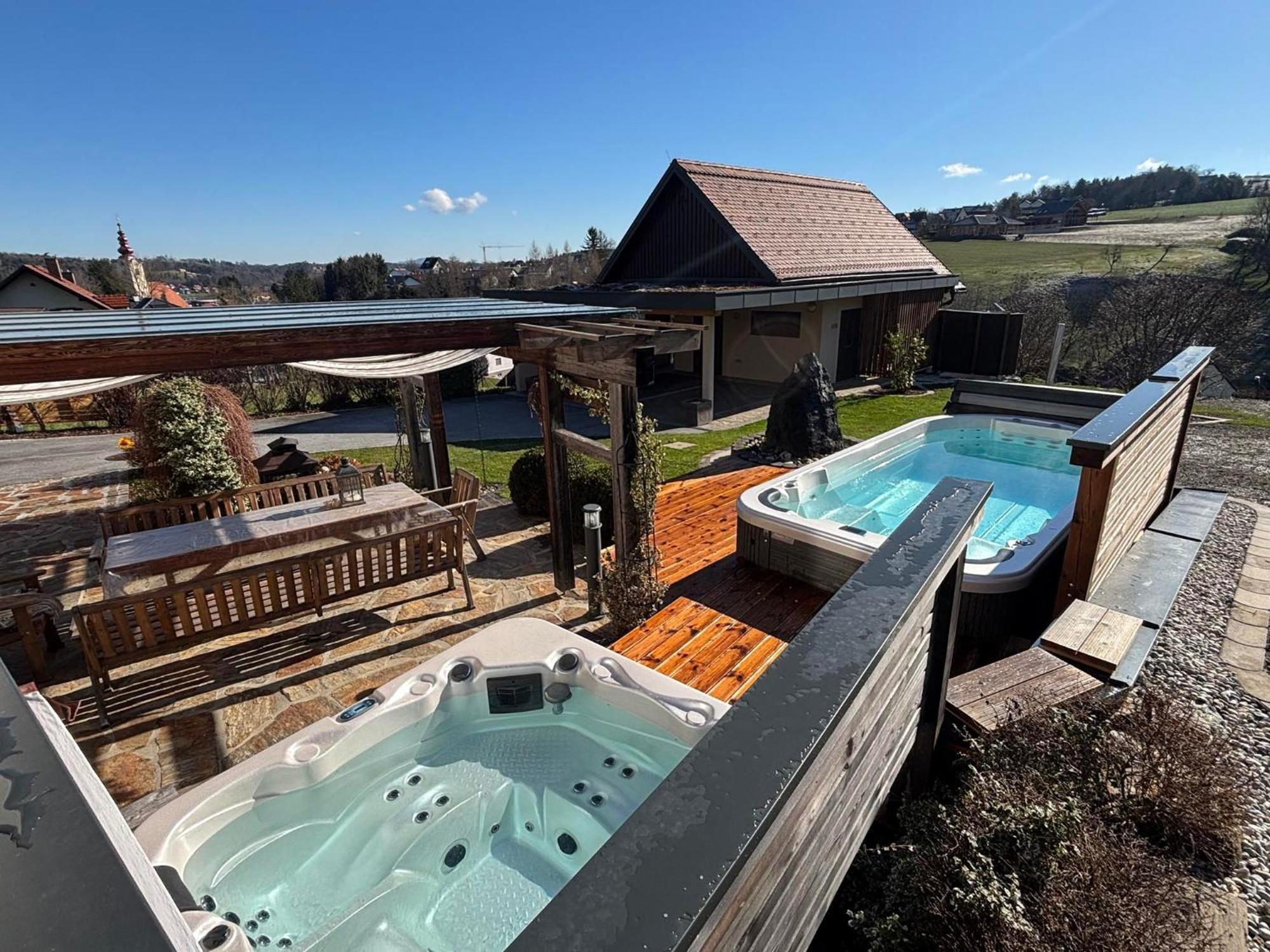 Das "Ferienhaus Eibiswald" Landhaus Refugium Im Schilcherland - Sauna Und Spa Kültér fotó